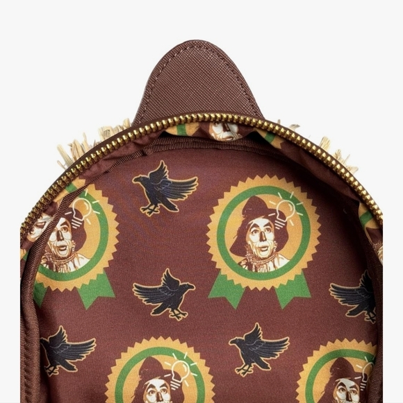 Loungefly Wizard Of Oz Scarecrow Backpack W1-1 Games Exclusive - Picture 4 of 4